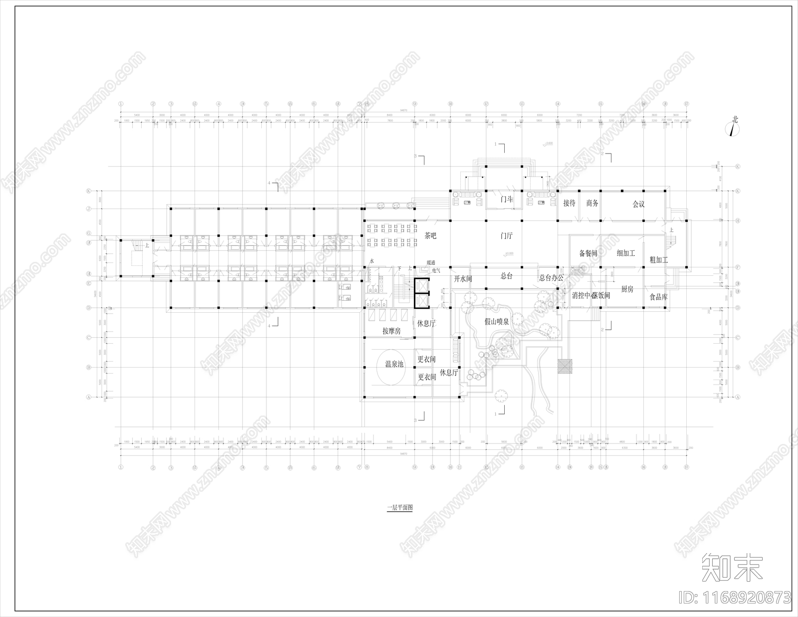 现代其他商业建筑cad施工图下载【ID:1168920873】