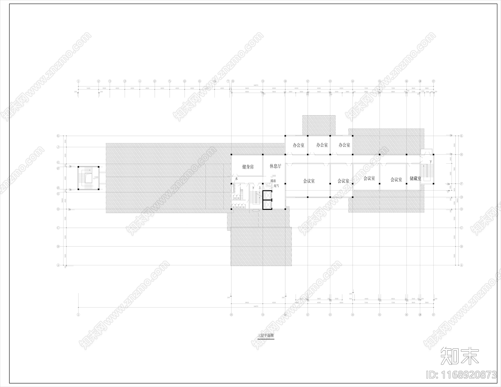 现代其他商业建筑cad施工图下载【ID:1168920873】