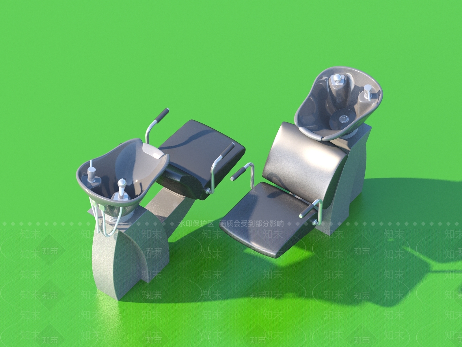 现代按摩椅3D模型下载【ID:1168923204】