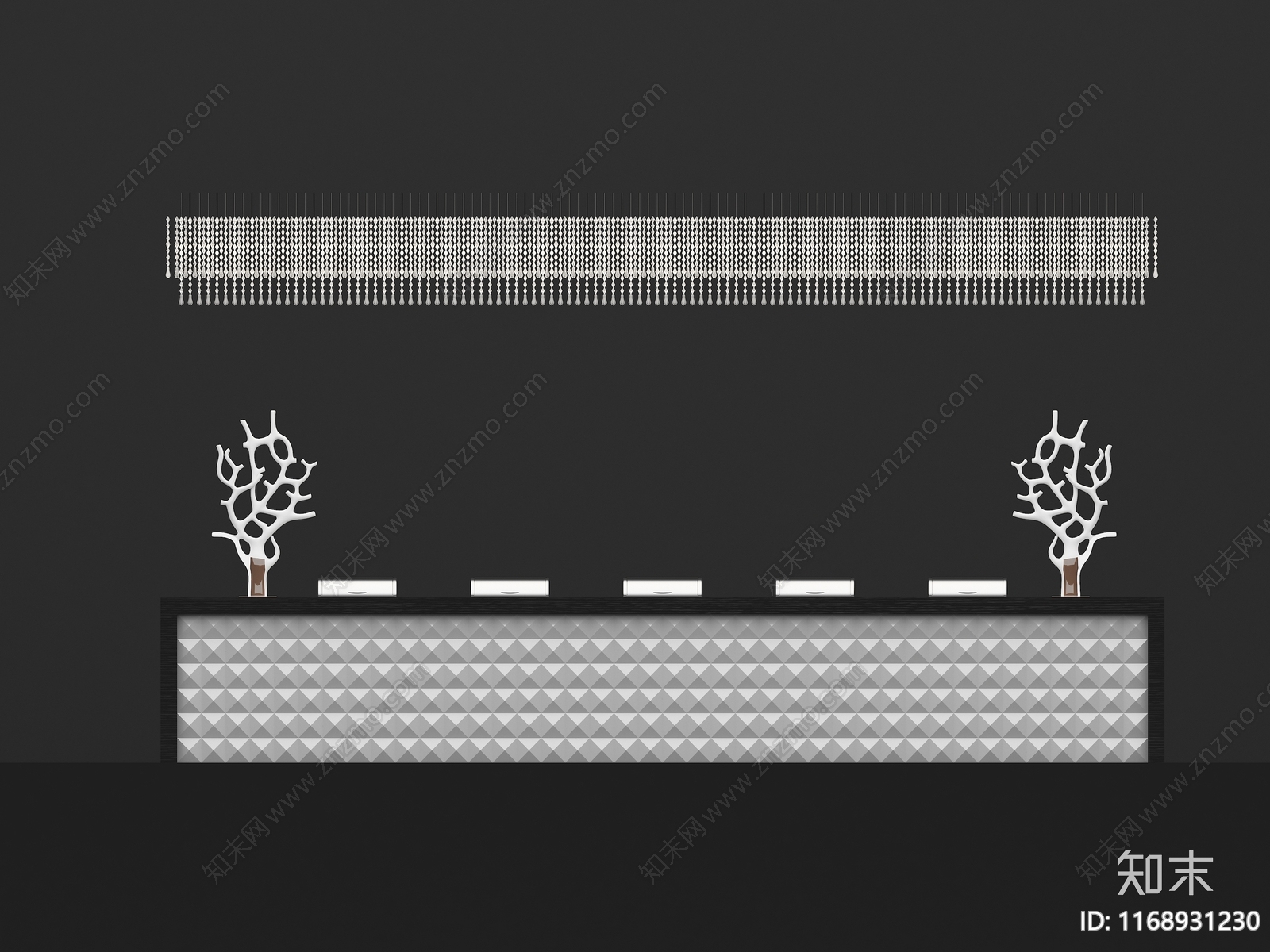 现代轻奢吧台3D模型下载【ID:1168931230】