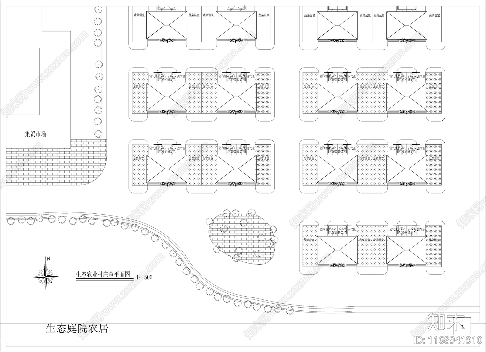 简欧别墅建筑cad施工图下载【ID:1168941910】