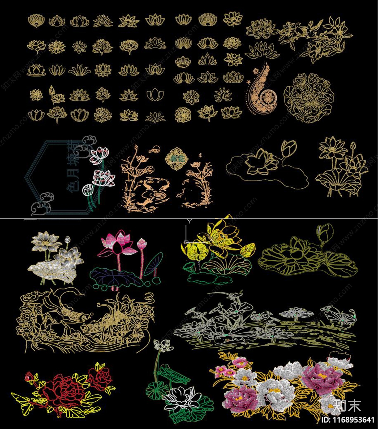 花CAD图纸精品下载_AutoCAD图纸_知末网