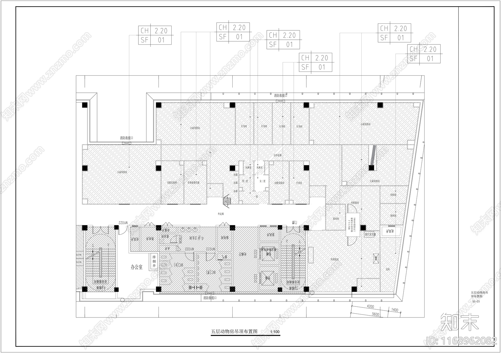 现代医院cad施工图下载【ID:1168962082】