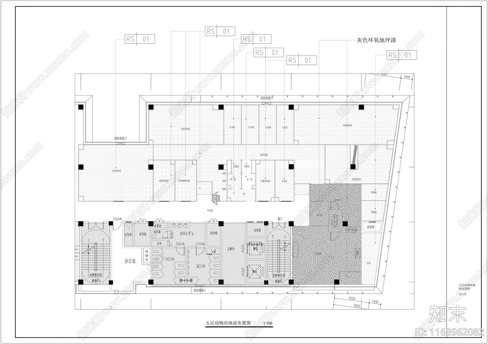 现代医院cad施工图下载【ID:1168962082】