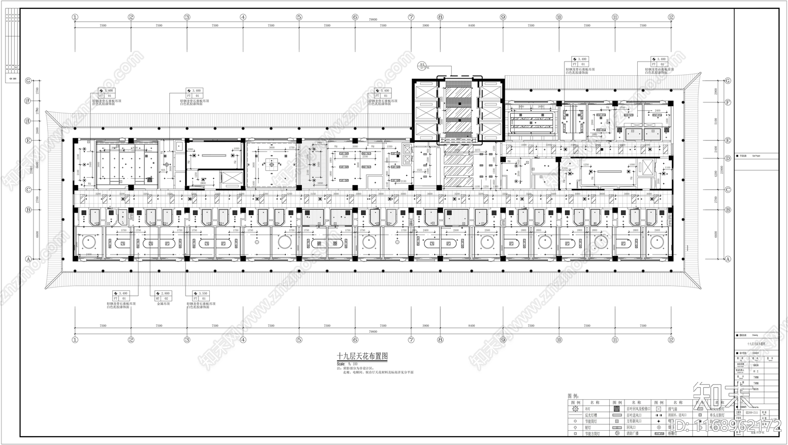 现代医院cad施工图下载【ID:1168962172】