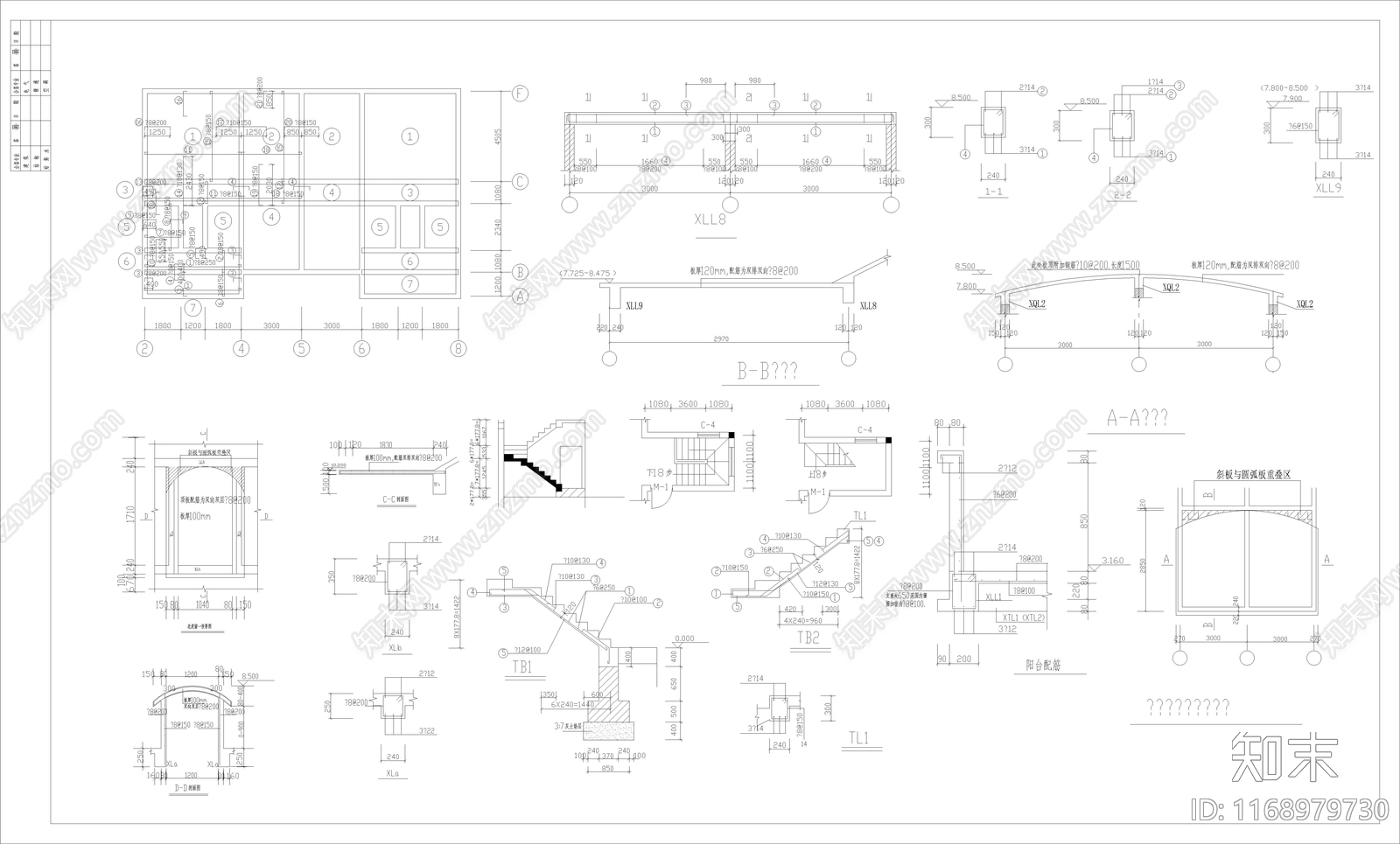 现代别墅建筑cad施工图下载【ID:1168979730】