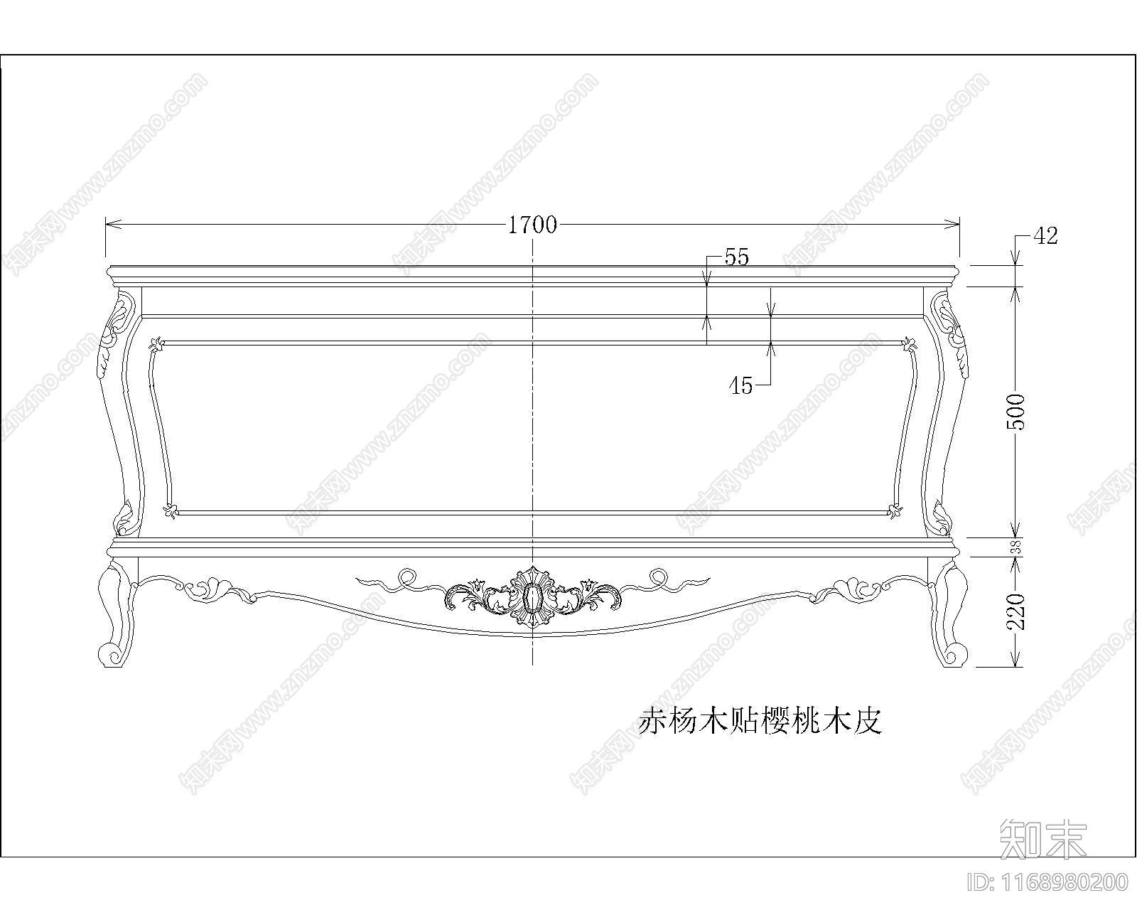 美式家具节点详图cad施工图下载【ID:1168980200】