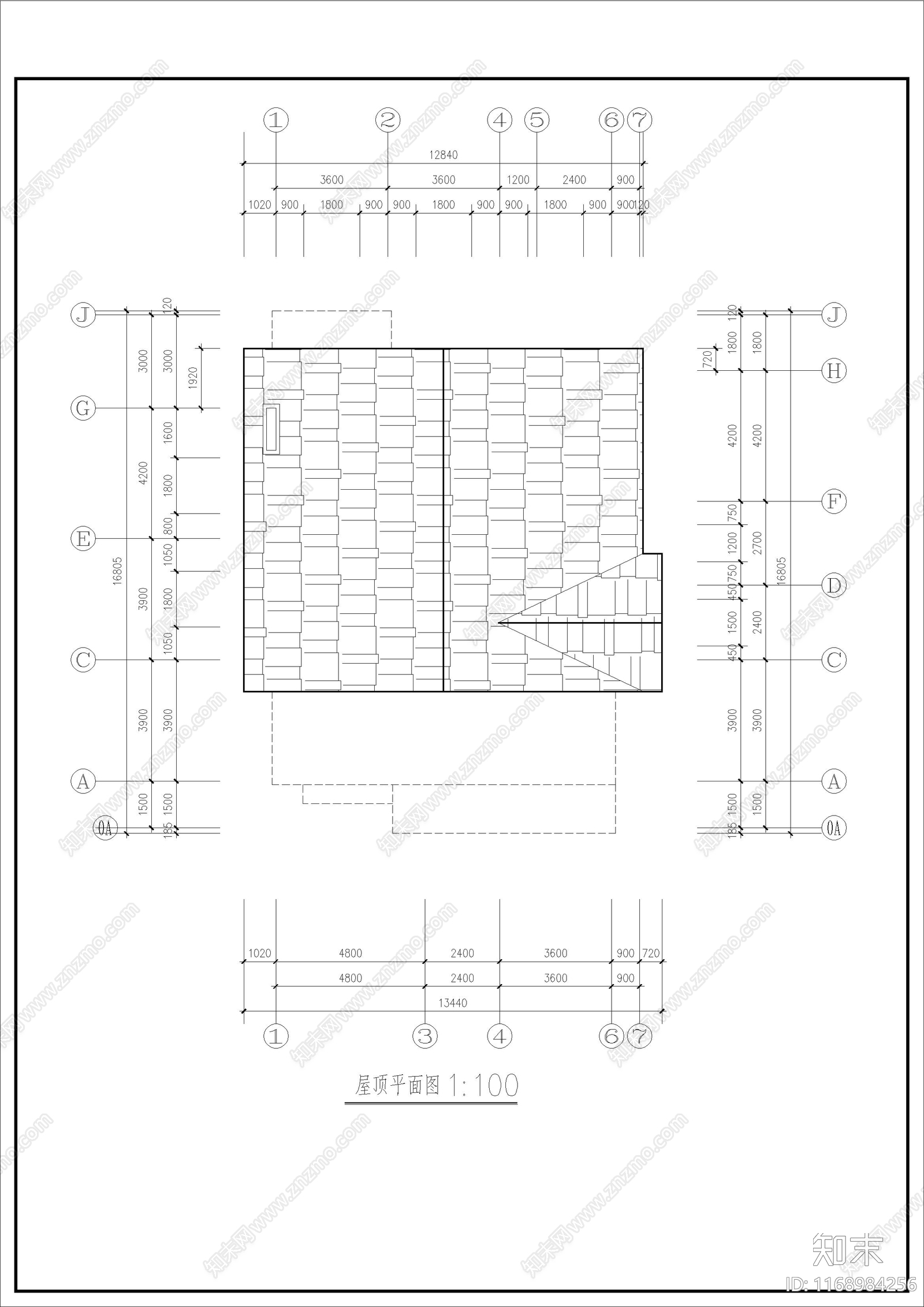 现代别墅建筑cad施工图下载【ID:1168984256】