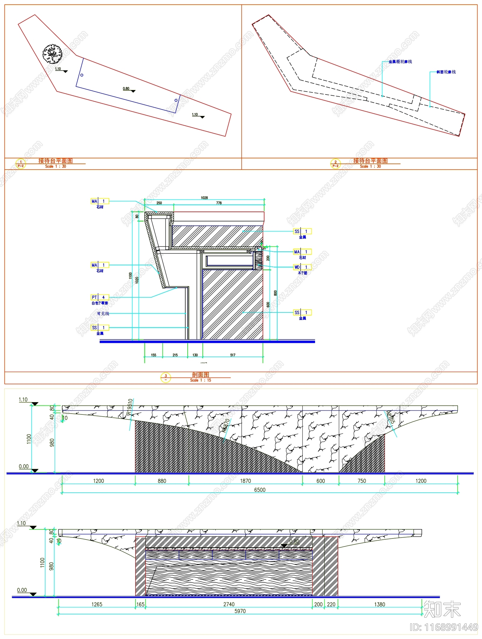 现代家具节点详图cad施工图下载【ID:1168991449】