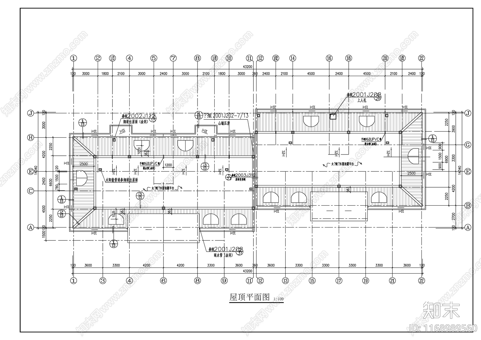 现代住宅楼建筑cad施工图下载【ID:1168989560】