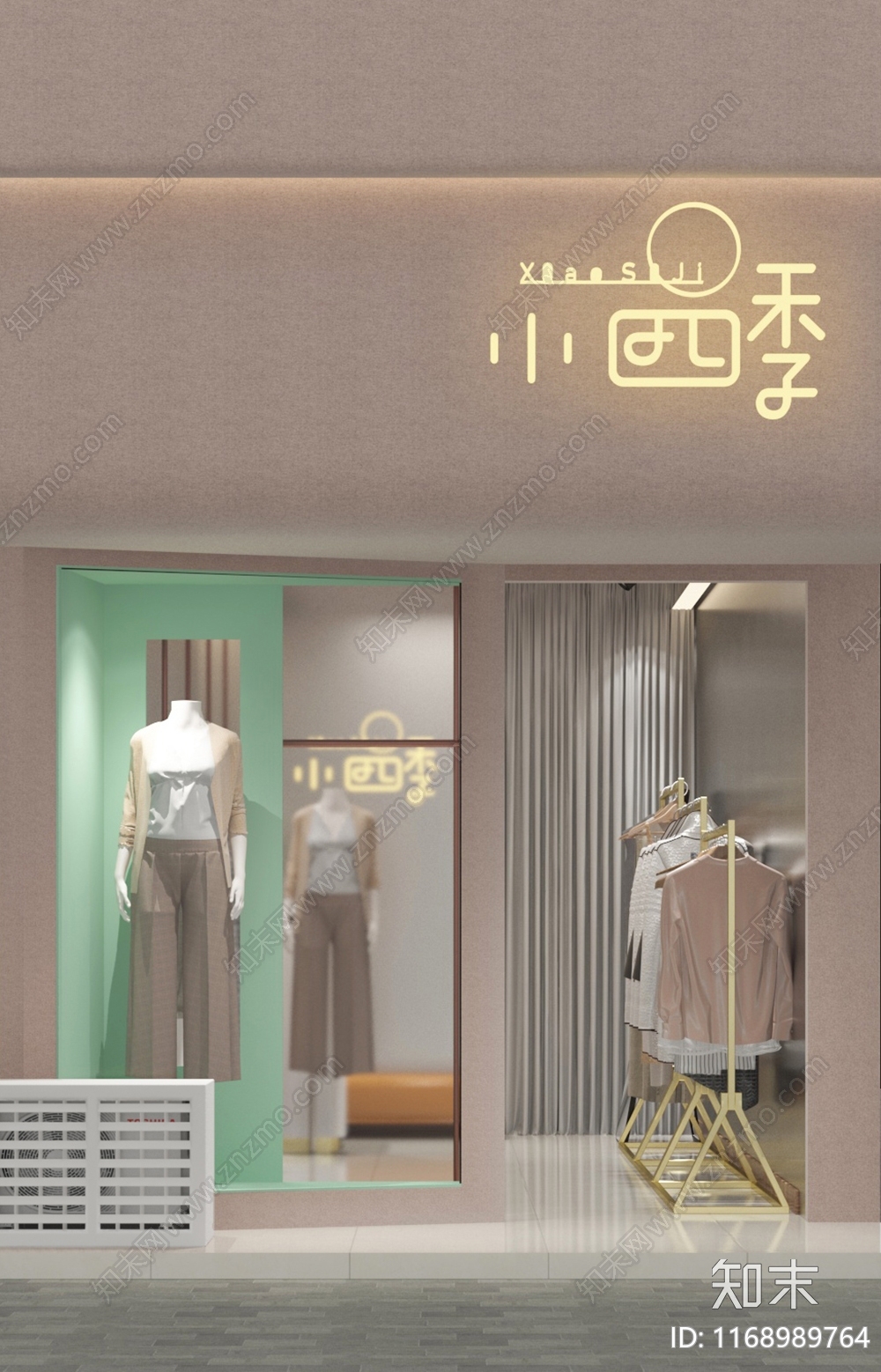 服装店3D模型下载【ID:1168989764】