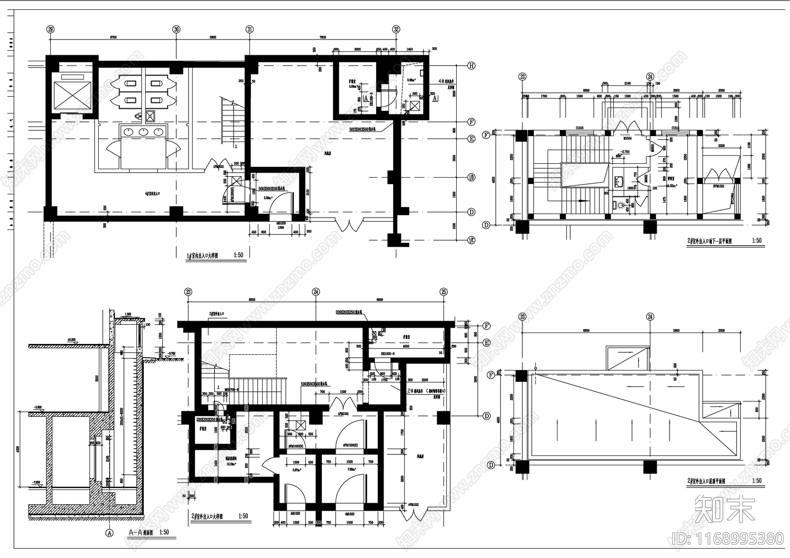 新中式欧式产业园建筑施工图下载【ID:1168995380】