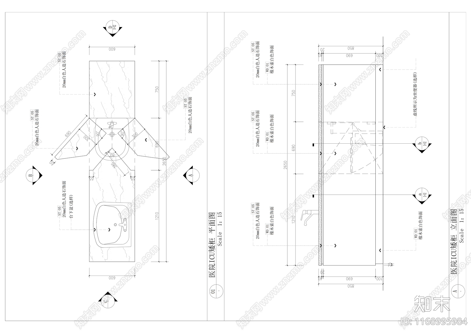 现代家具节点详图cad施工图下载【ID:1168995984】