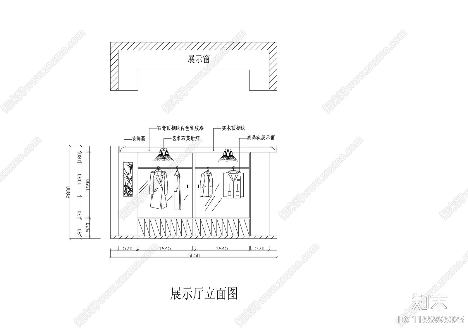 现代新中式办公室cad施工图下载【ID:1168996025】