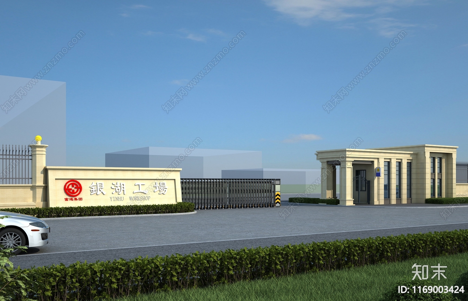 现代欧式其他建筑外观3D模型下载【ID:1169003424】