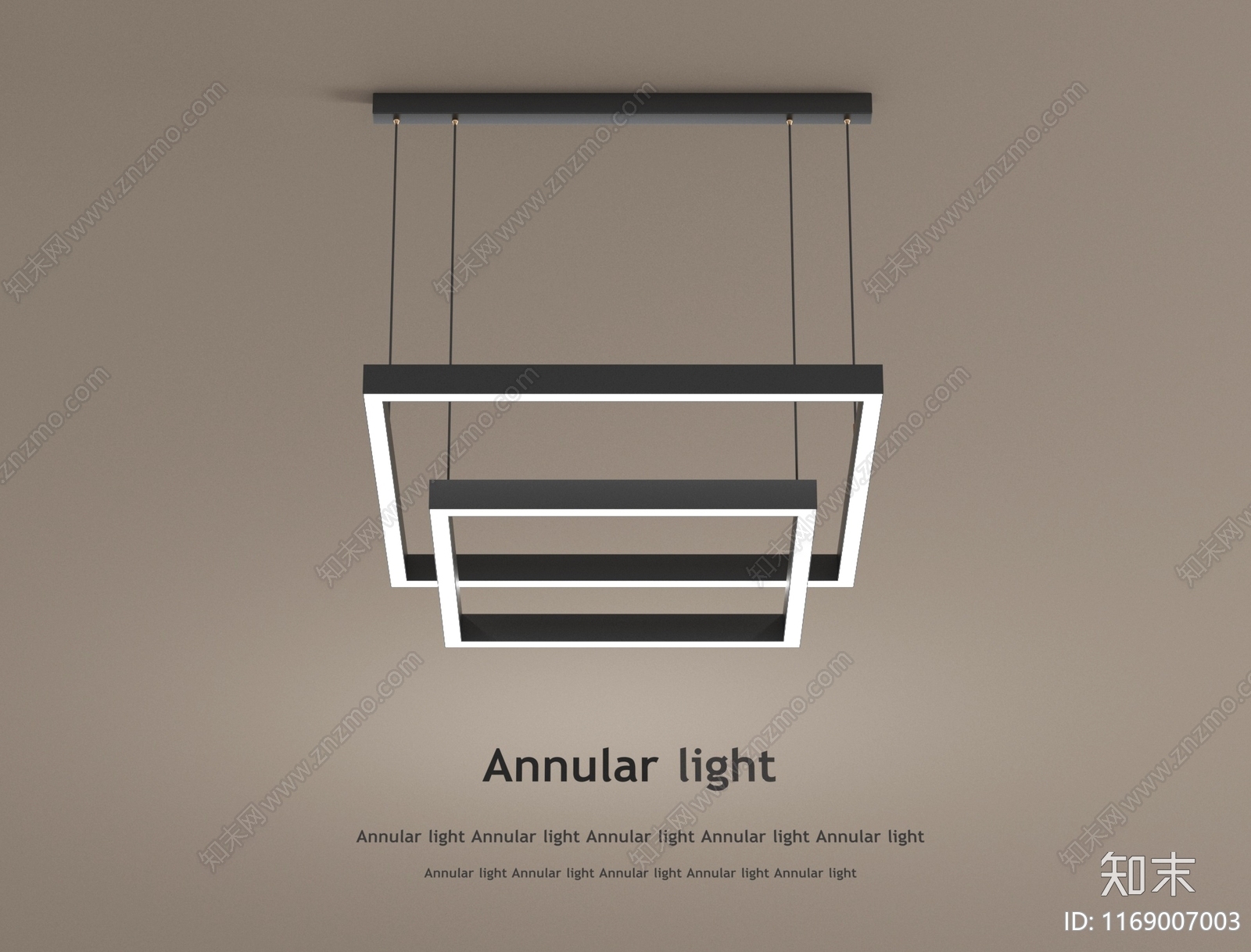 现代吊灯3D模型下载【ID:1169007003】