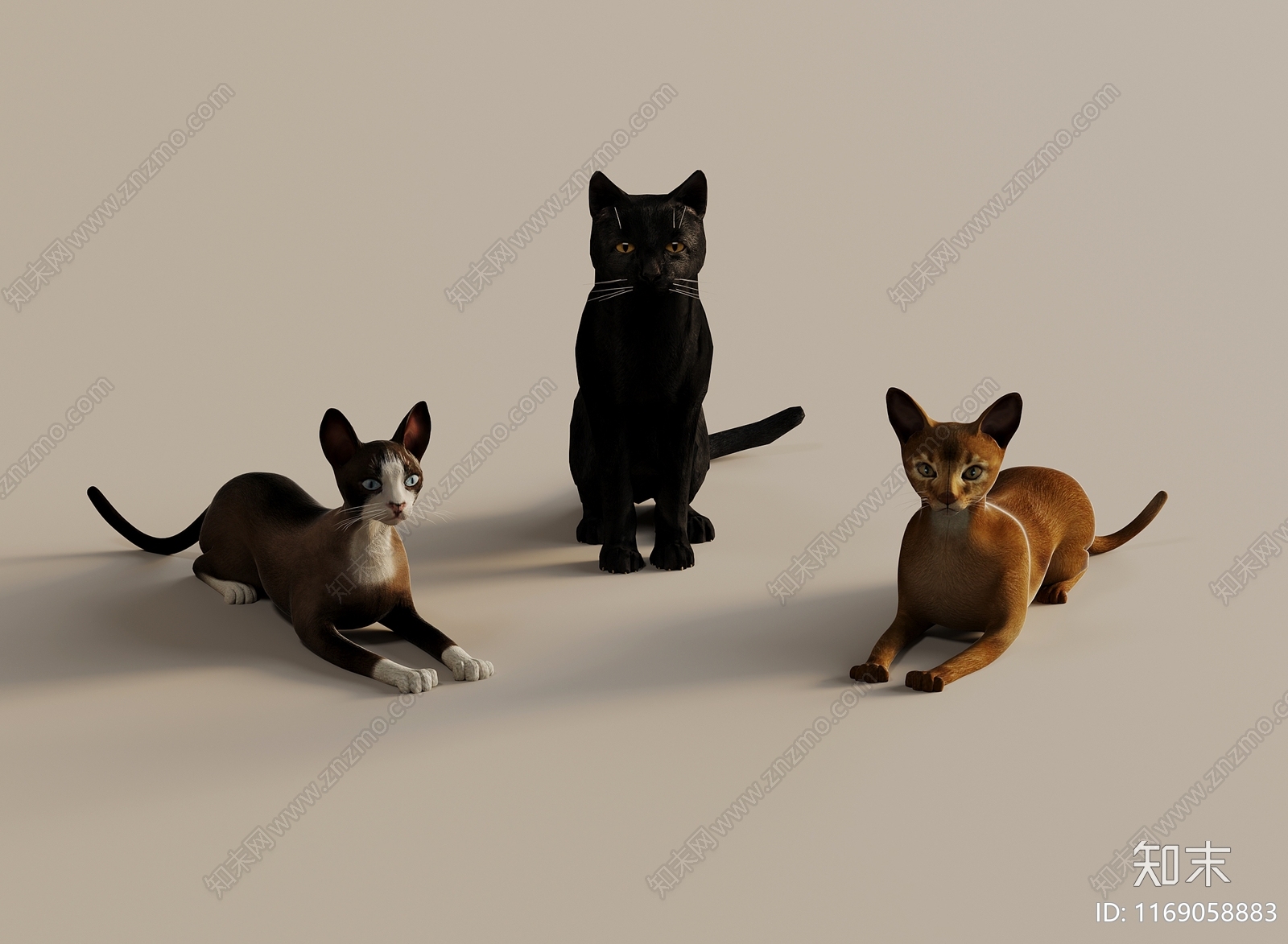 猫3D模型下载【ID:1169058883】