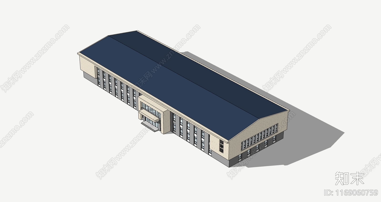 现代体育建筑SU模型下载【ID:1169060759】