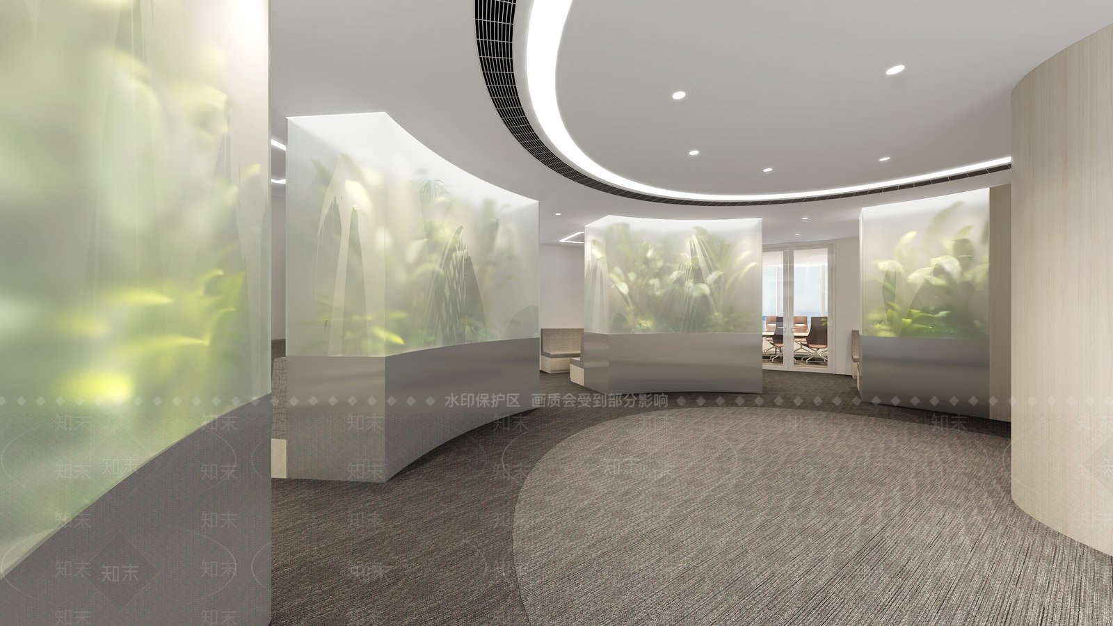 现代简约会议室3D模型下载【ID:1169060881】