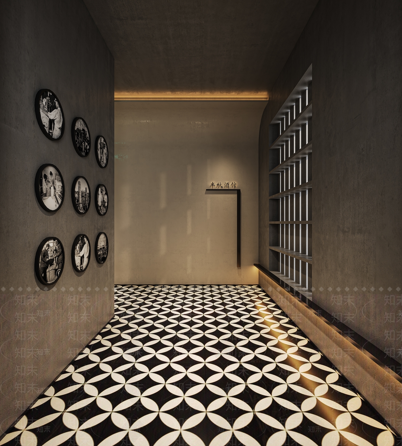 现代酒馆3D模型下载【ID:1169073666】