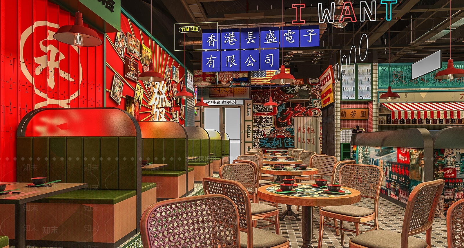 复古其他餐饮空间3D模型下载【ID:1169075423】