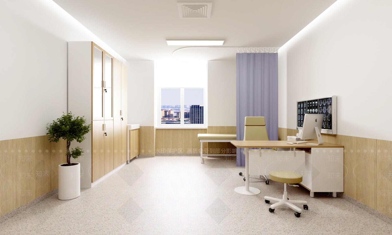 现代医院3D模型下载【ID:1169087034】