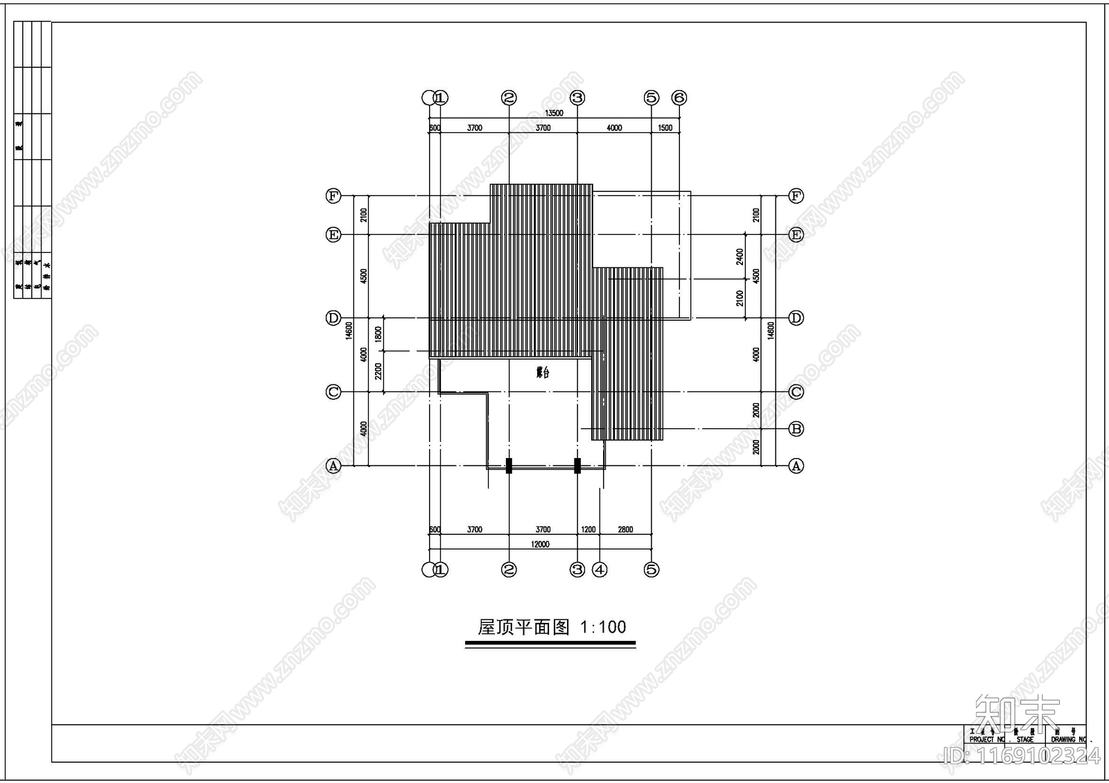 现代别墅建筑cad施工图下载【ID:1169102324】