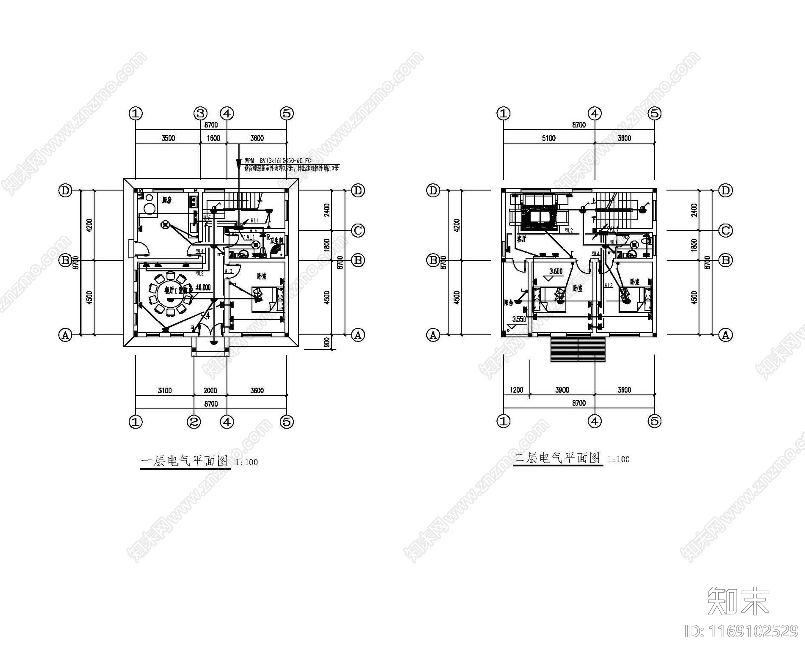 电气图cad施工图下载【ID:1169102529】