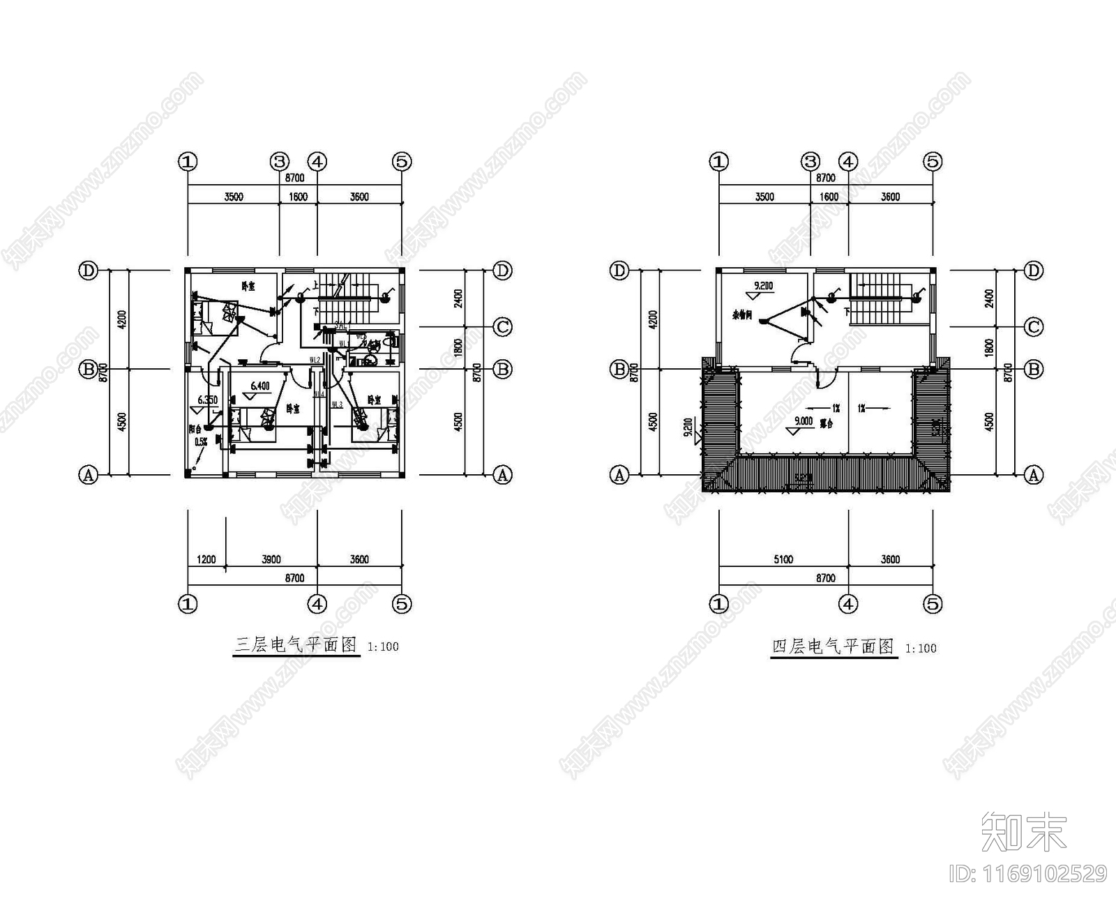 电气图cad施工图下载【ID:1169102529】