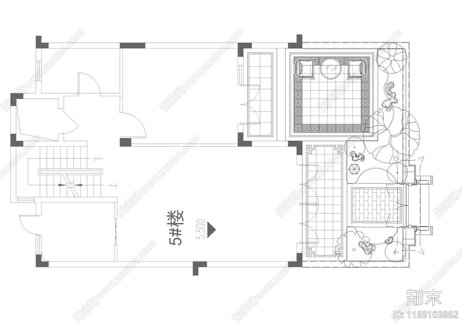 景观平面图施工图下载【ID:1169103862】