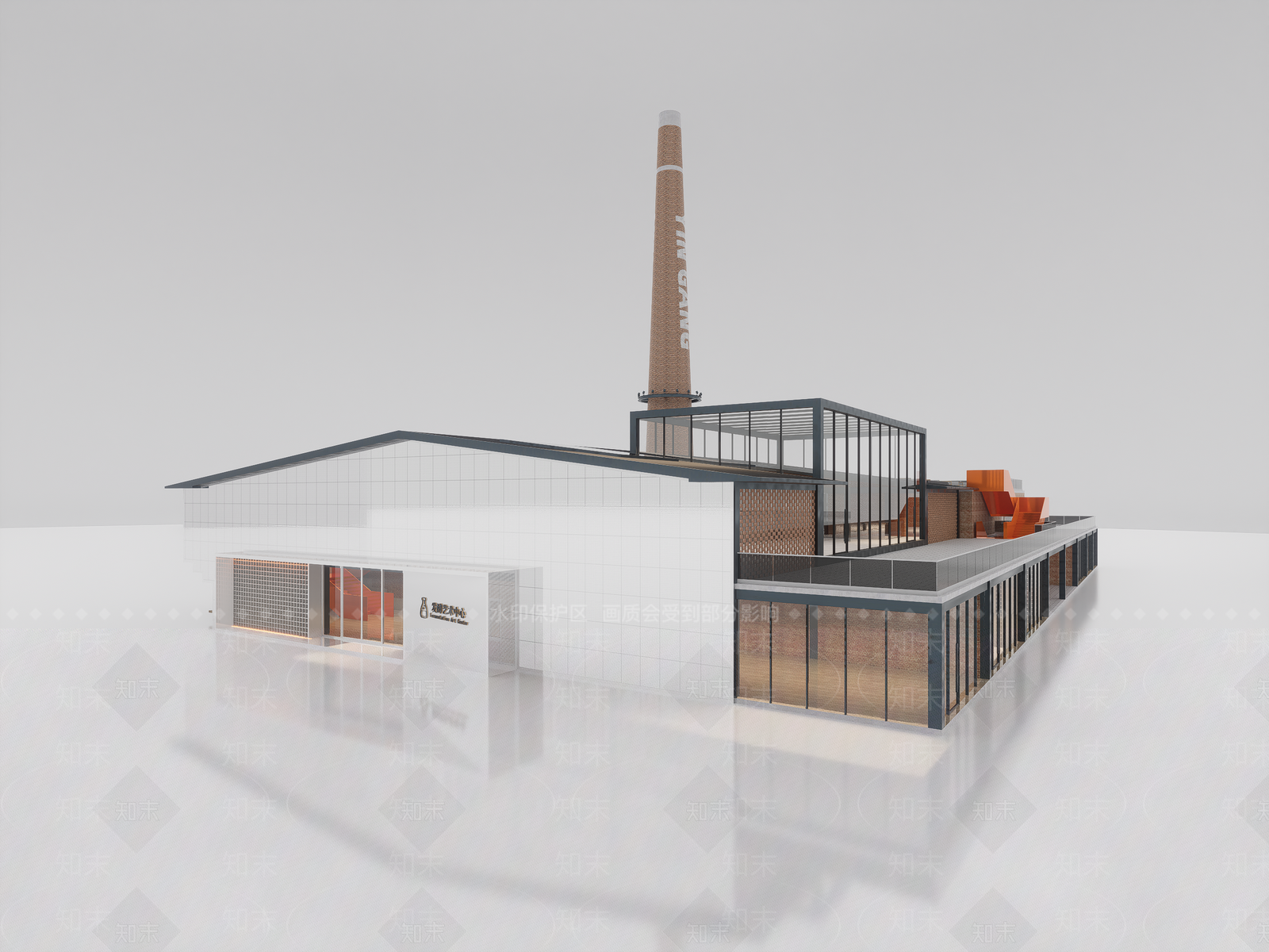 现代工业其他工业建筑SU模型下载【ID:1169112491】
