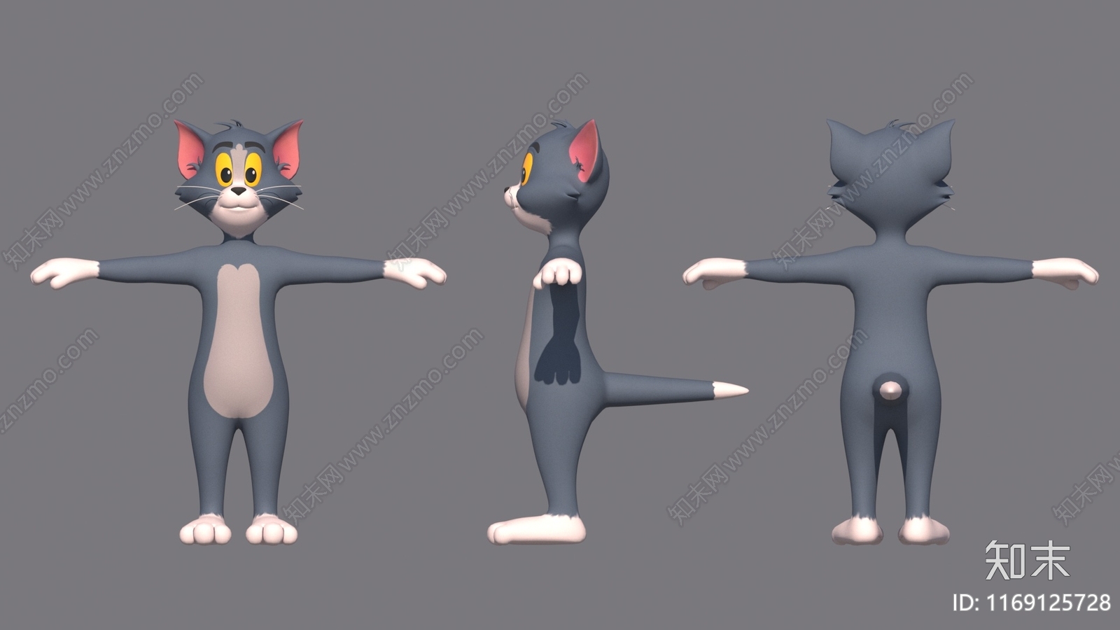 猫3D模型下载【ID:1169125728】