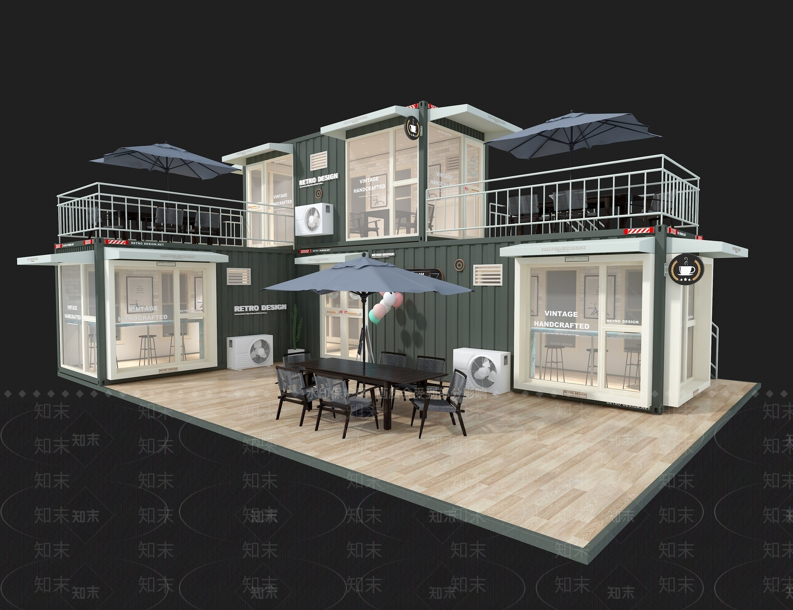 现代咖啡厅3D模型下载【ID:1169129201】