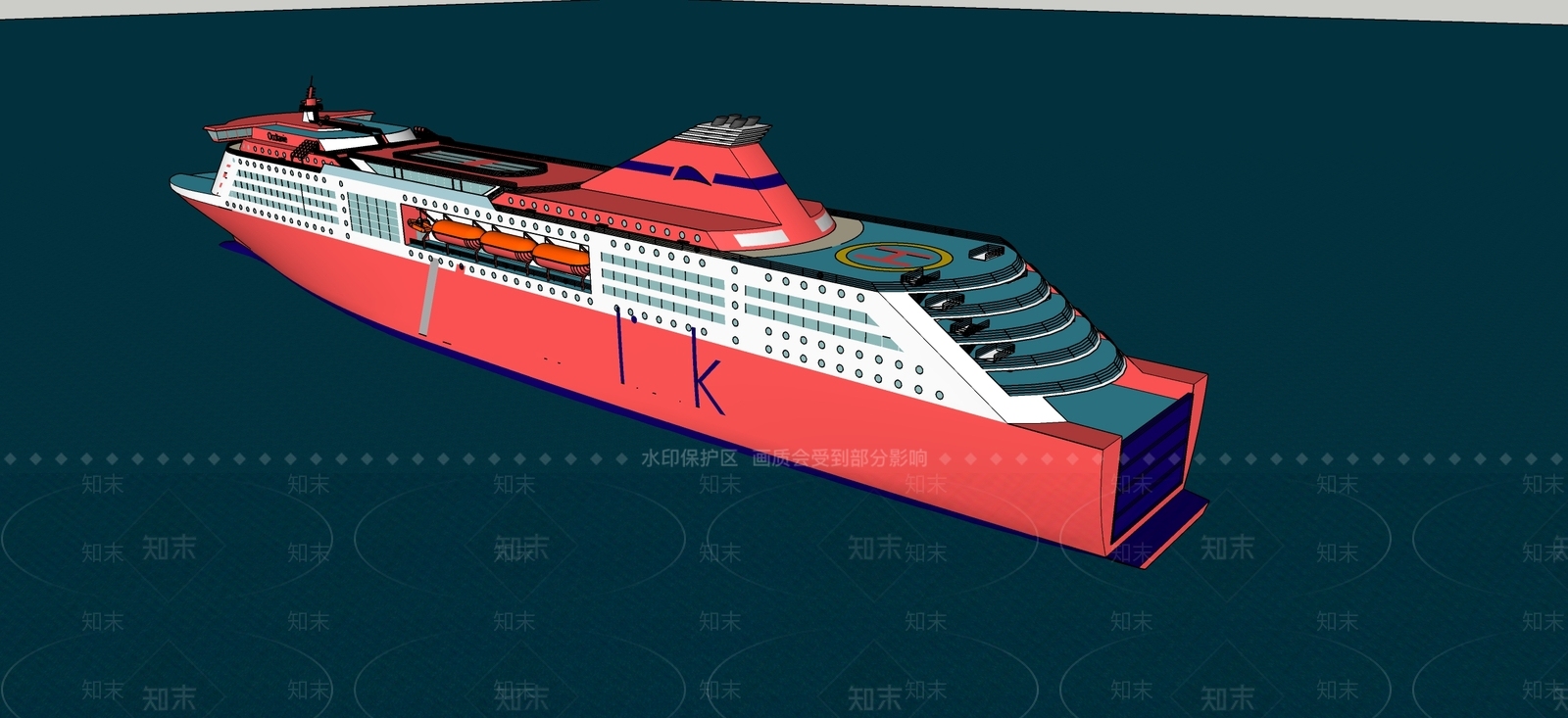 船SU模型下载【ID:1169136366】