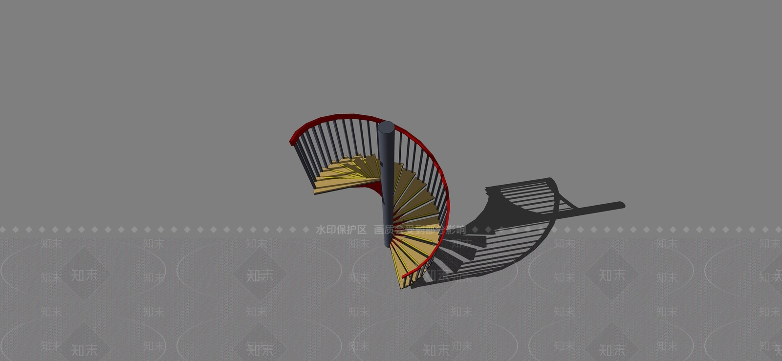 现代楼梯SU模型下载【ID:1169148298】