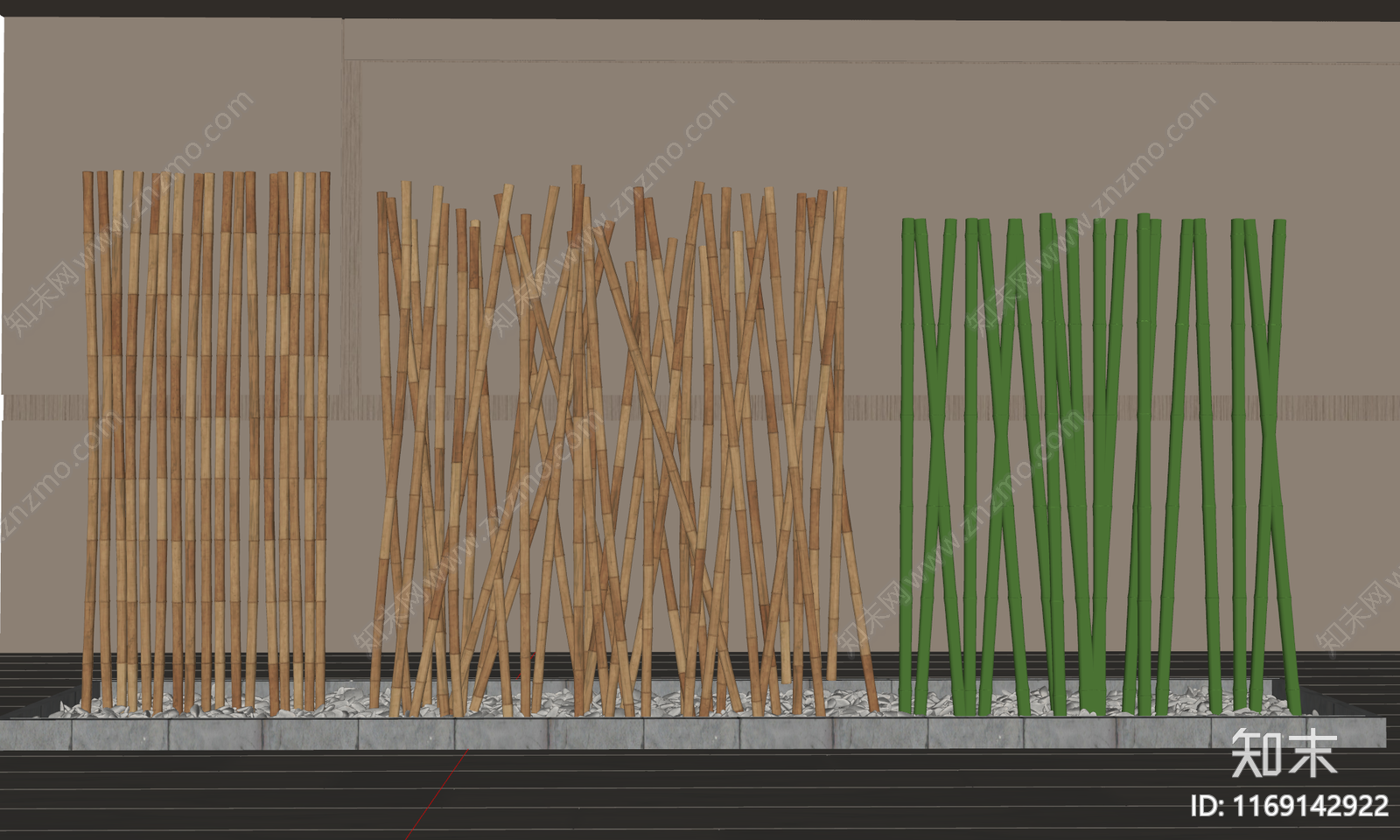竹子SU模型下载【ID:1169142922】