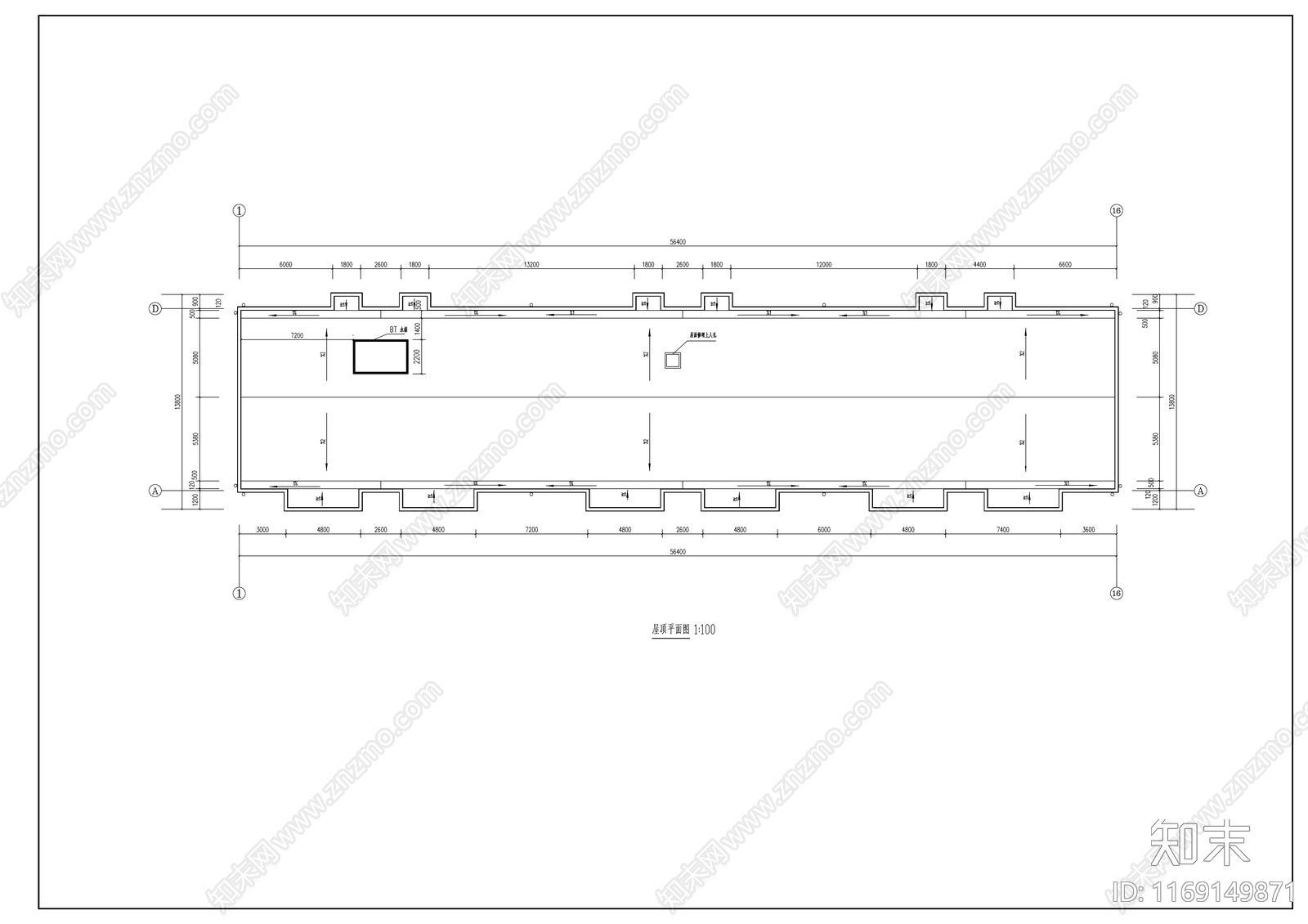 现代住宅楼建筑cad施工图下载【ID:1169149871】