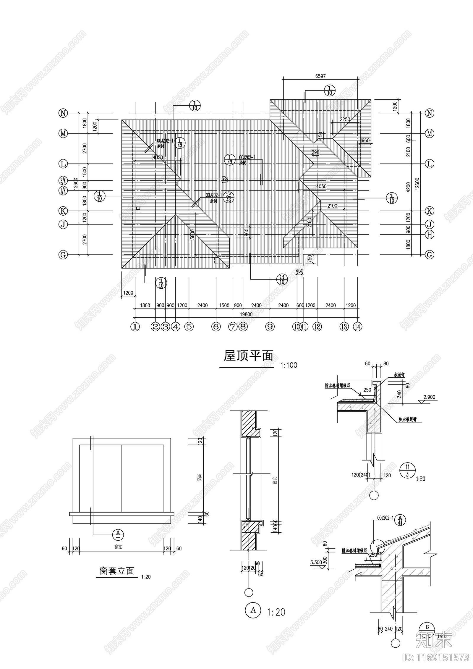 现代别墅建筑cad施工图下载【ID:1169151573】