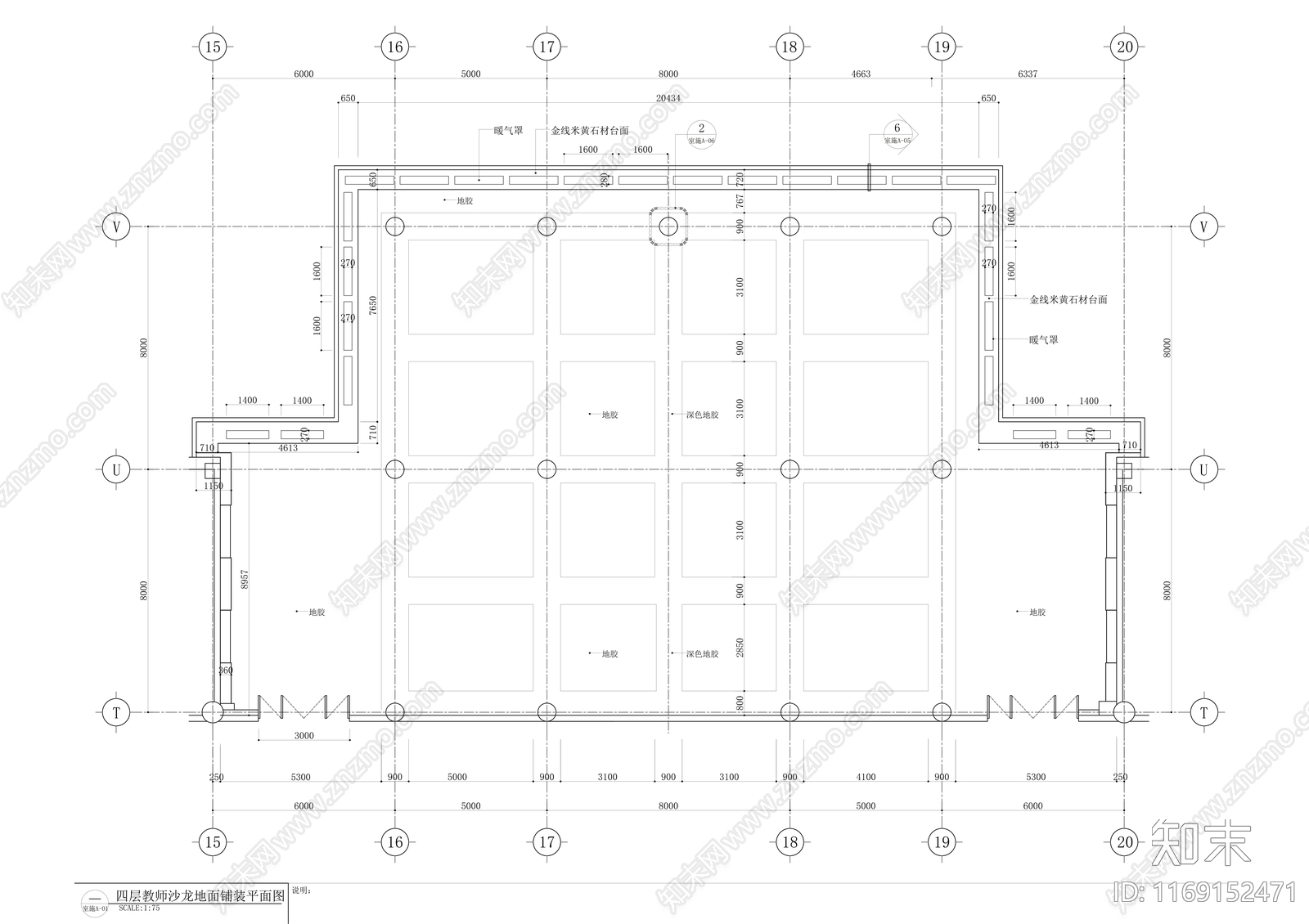 现代其他教育空间cad施工图下载【ID:1169152471】