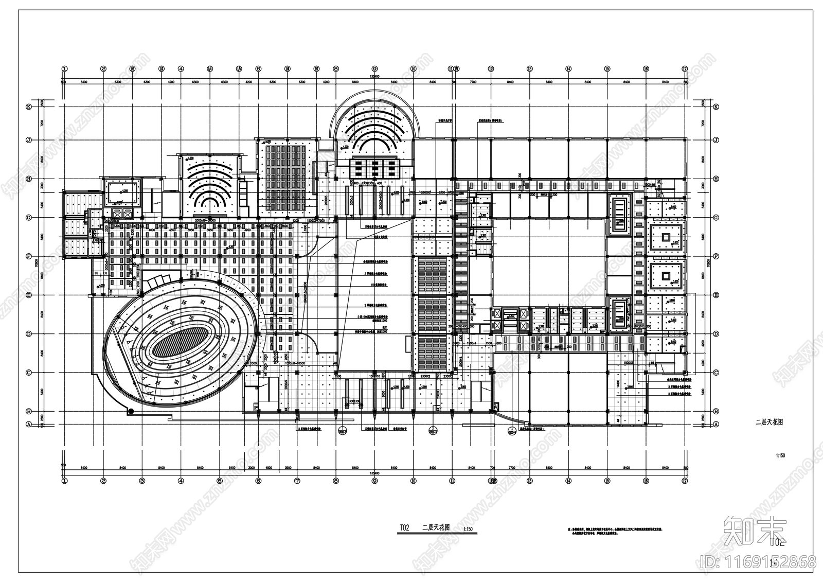 现代其他教育空间cad施工图下载【ID:1169152868】