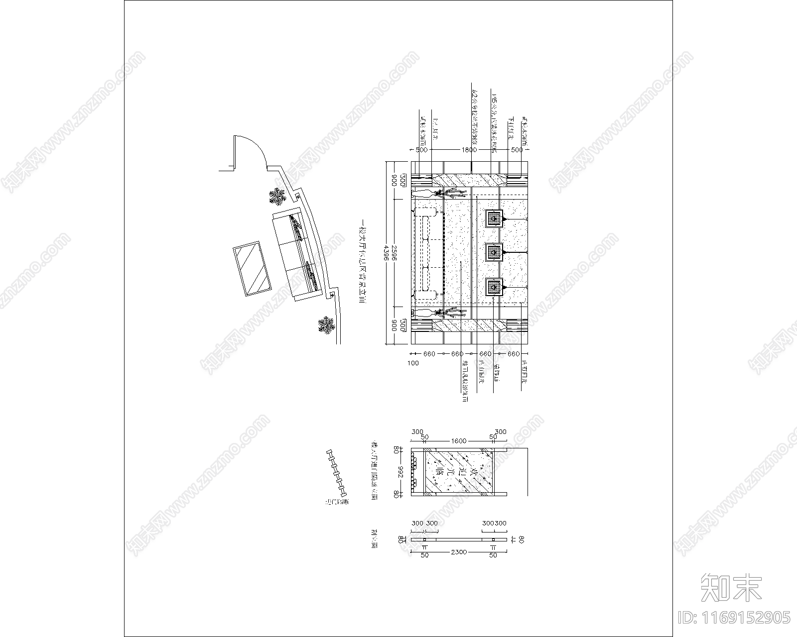 新中式现代中餐厅cad施工图下载【ID:1169152905】