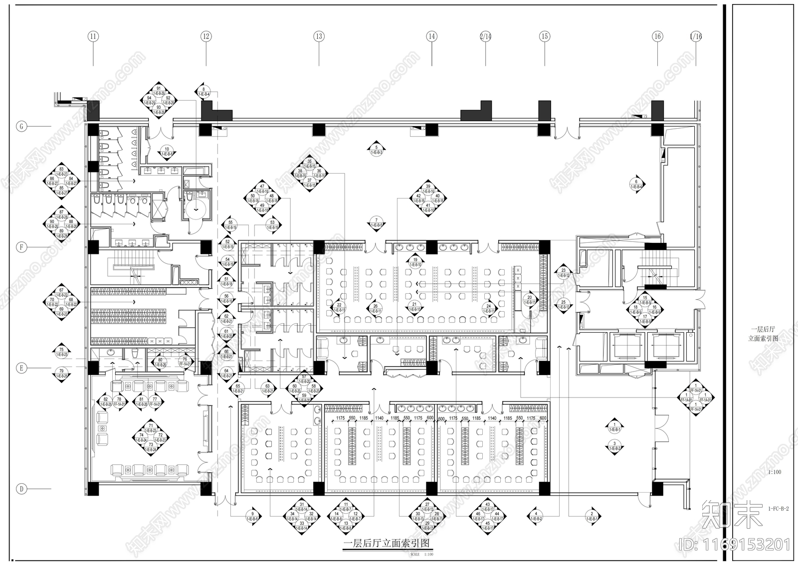 现代剧院施工图下载【ID:1169153201】