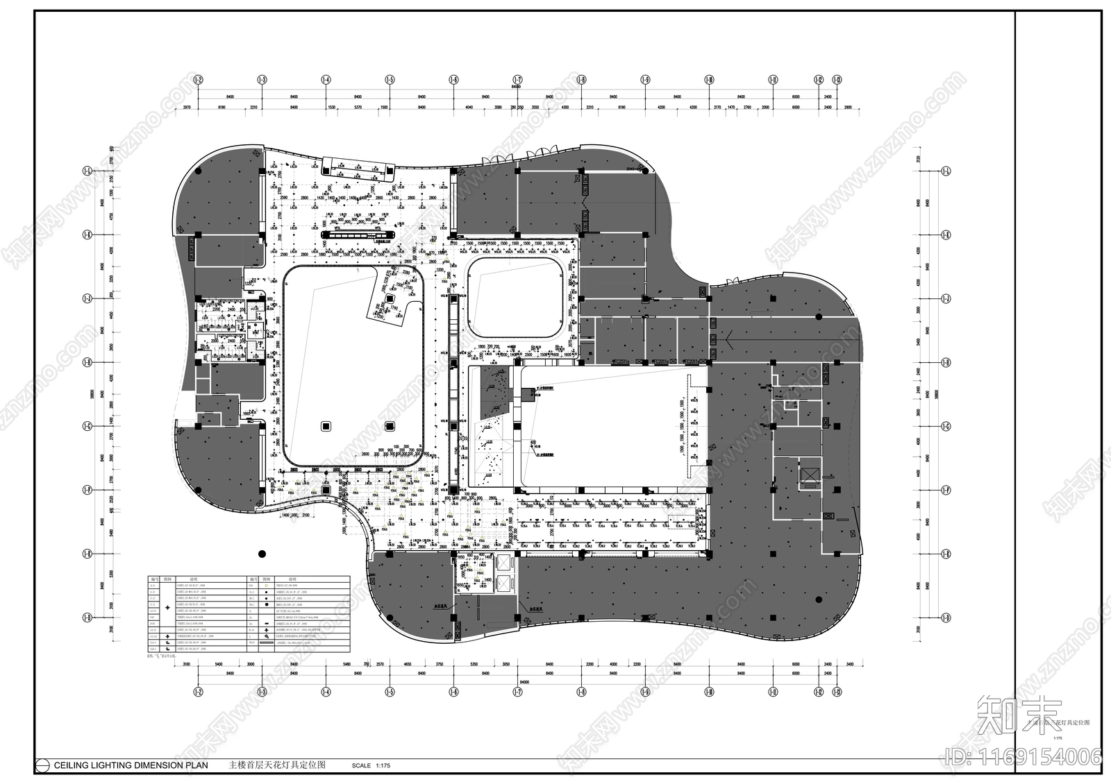 现代剧院cad施工图下载【ID:1169154006】