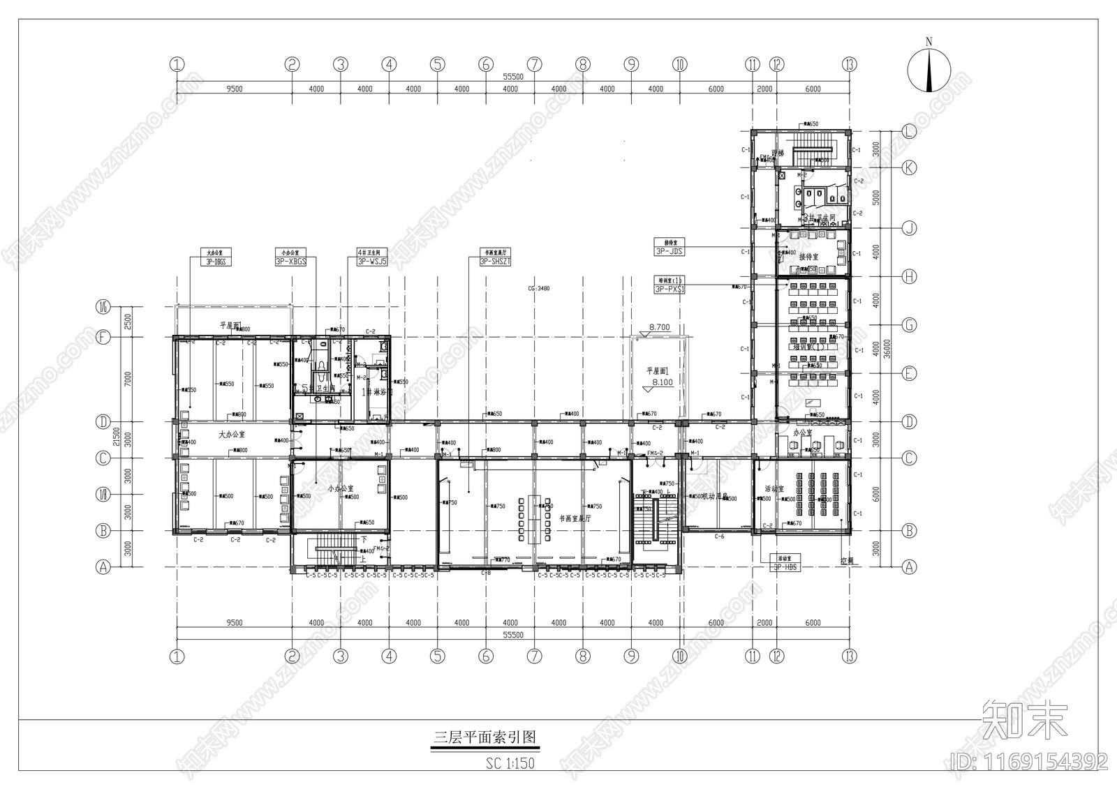 现代其他文化空间cad施工图下载【ID:1169154392】