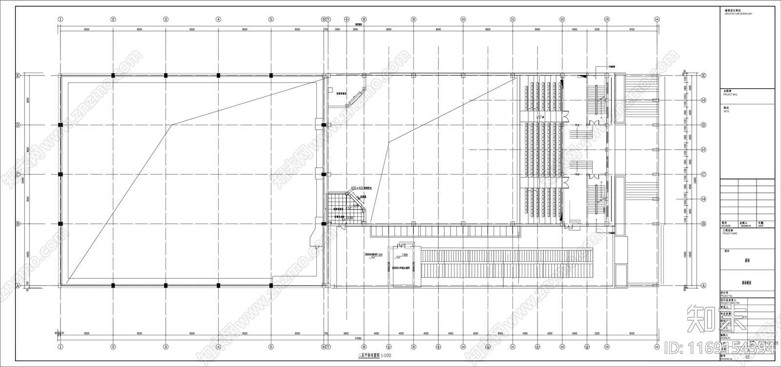现代其他教育空间cad施工图下载【ID:1169154394】