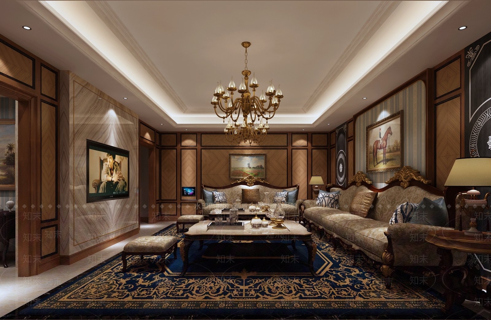 欧式美式KTV3D模型下载【ID:1169154486】