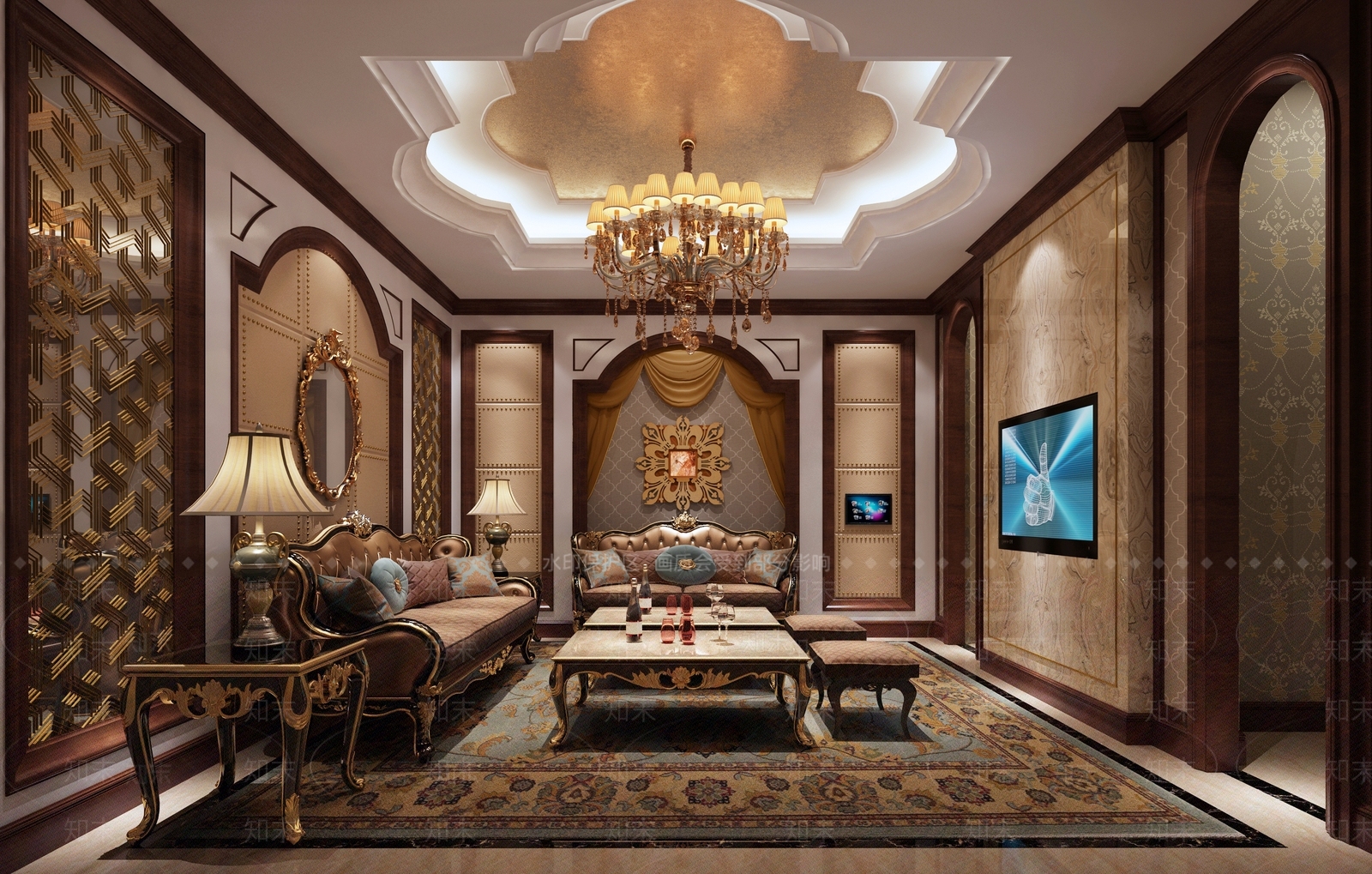 欧式美式KTV3D模型下载【ID:1169154409】