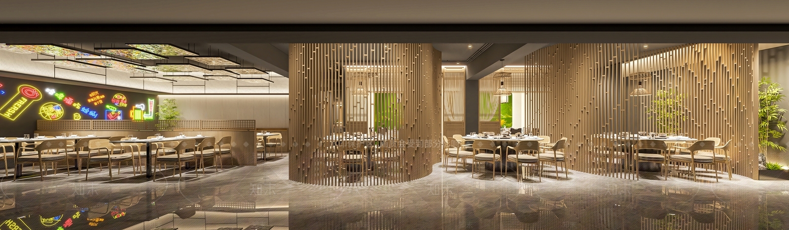 现代其他餐饮空间3D模型下载【ID:1169160733】