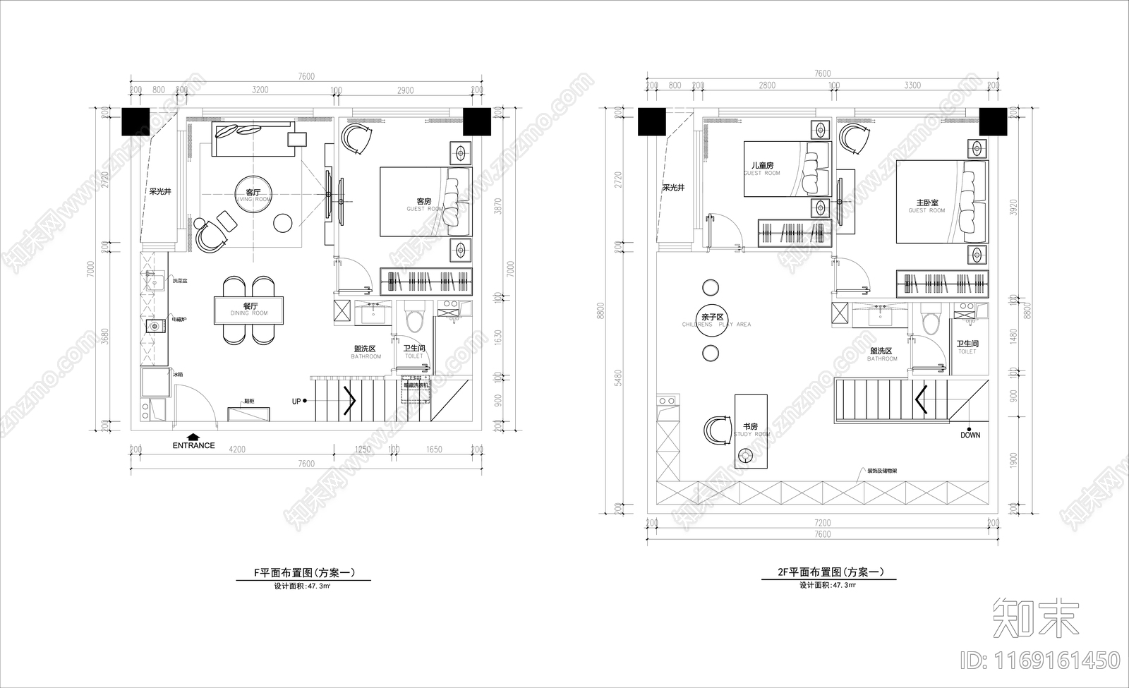 户型优化施工图下载【ID:1169161450】