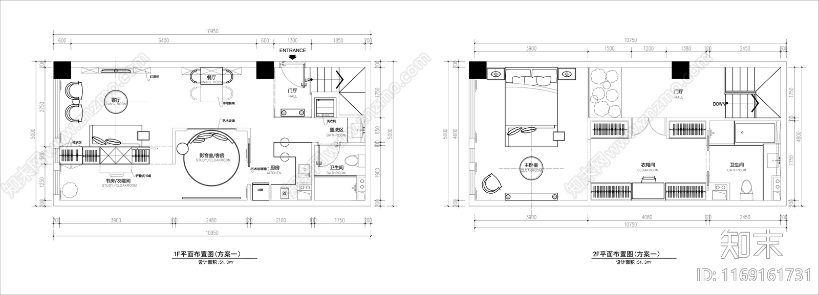 户型优化cad施工图下载【ID:1169161731】